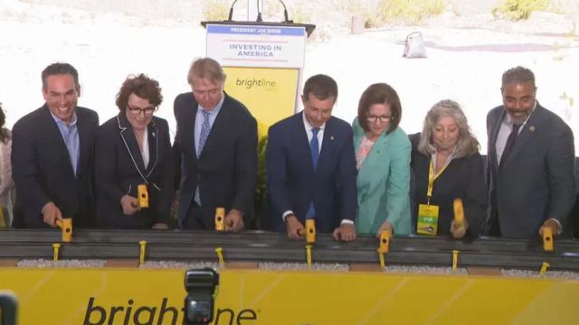 Groundbreaking Ceremony Marks Start of High-Speed Rail Construction Linking Nevada to California, Scheduled for 2028 Opening