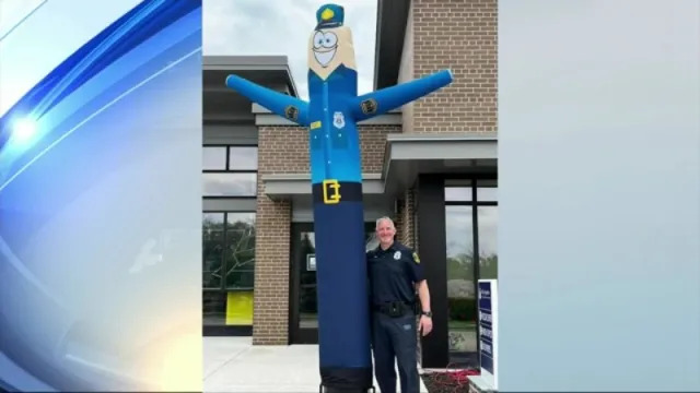 Inflatable Officers Are Being Added To The Force By Police Stations All Over Northeast Wisconsin