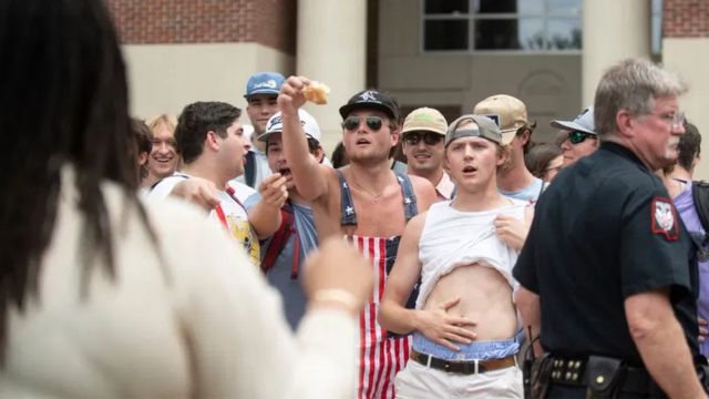Fraternity Takes Action as Member Expelled for Racist Behavior Towards Black Ole Miss Protester in Mississippi
