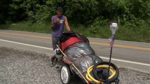 Michigan Man's Nationwide Walk for Veterans Reaches West Virginia