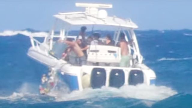 Two of the Boaters Seen on a Video Going Popular Throwing Trash Into the Ocean Off the Coast of Florida Are Minors, an Official Says