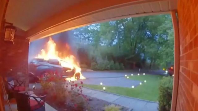Video Shows a Family in Maryland Whose Suv Caught Fire While They Were Sleeping. We Were Terrified, the Family Said