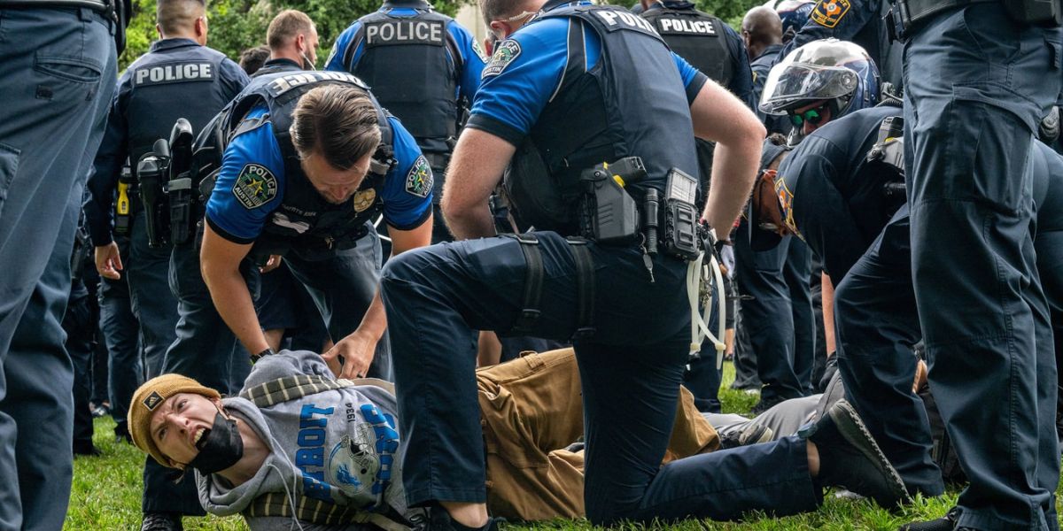 Virginia Police Are Under Fire for Cracking Down on College Protests