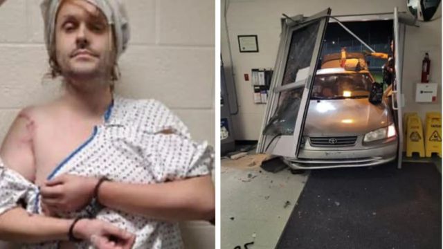 Authorities Say a Man in Florida Who Was Only Wearing a Shirt and No Pants Crashed His Car Into a Jail to Kill Everyone