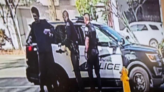 The Head of the Los Angeles City Council Says a Video Shows Nearby Police Officers Leaving a Homeless Person Outside His Office