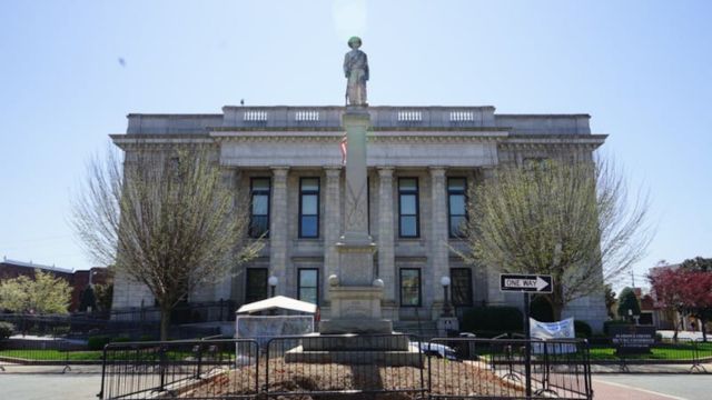 The Lawsuit Over the Confederate Monument Outside of the North Carolina Courtroom Has Ended