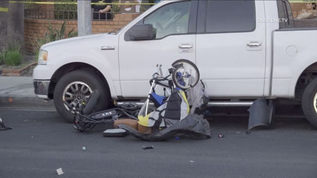 A Hit-and-run Driver in Garden Grove Hits Two Adults and Three Children Who Are Riding Bikes