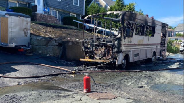 An RV Blast Rocks a Neighborhood in Massachusetts, Hurting Three People Badly