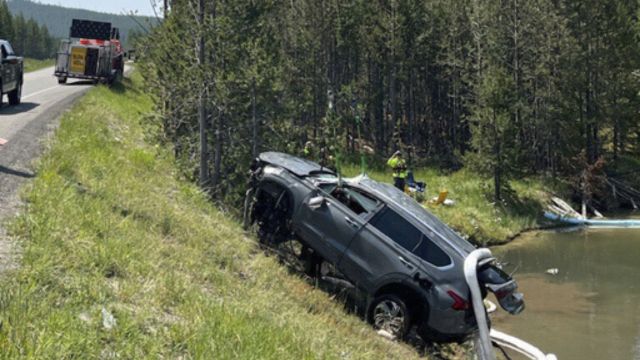 Five Individuals Flee a Scorching, Sulfurous Pond in Yellowstone National Park After a Suv Crashed Into a Dormant Geyser