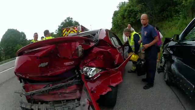 Footage From the Police Body Camera Captured the Fetterman Vehicle Crash