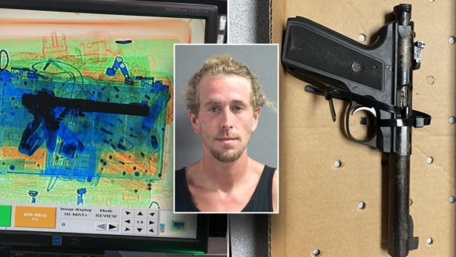 Florida Felon Arrested at Courthouse with Stolen Gun and Meth Pipe, Says Sheriff