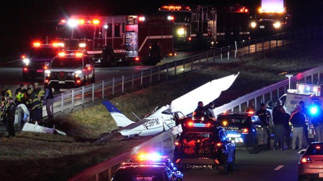 Plane Crash in Westchester County One Dead After Aircraft Goes Down Near Highway