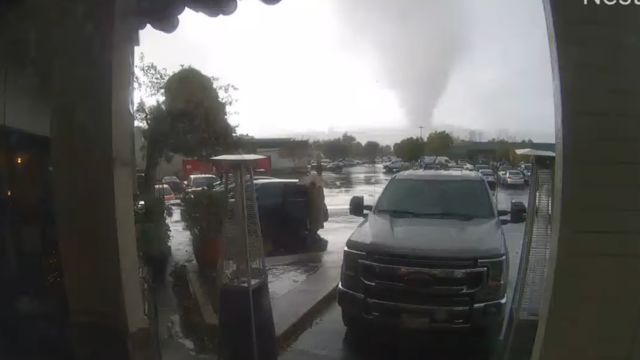 Watch Tornado Ruins Northern California Businesses and Flips Vehicles