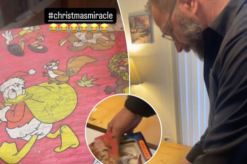 Man Discovers Long-Lost 1978 Christmas Gift Inside Walls of Childhood Home, Goes Viral