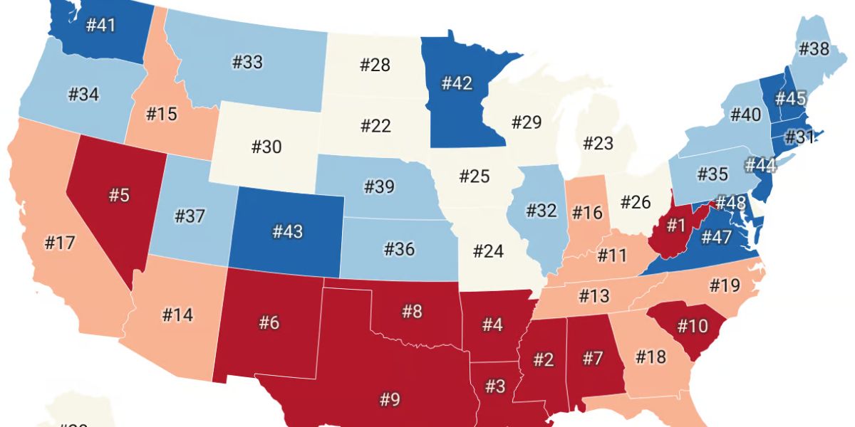 2025 Rankings The 10 Dumbest States in America and the Education Gaps Holding Them Back