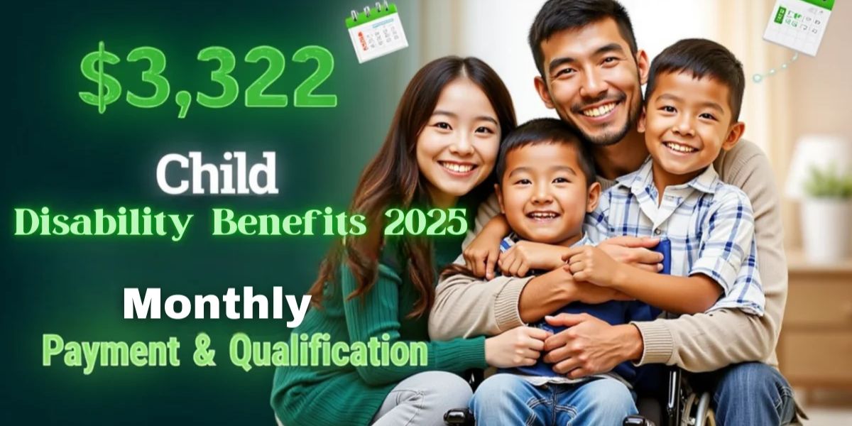 $3,322 Child Disability Benefit 2025 Key Income Thresholds & Payment Schedule Explained