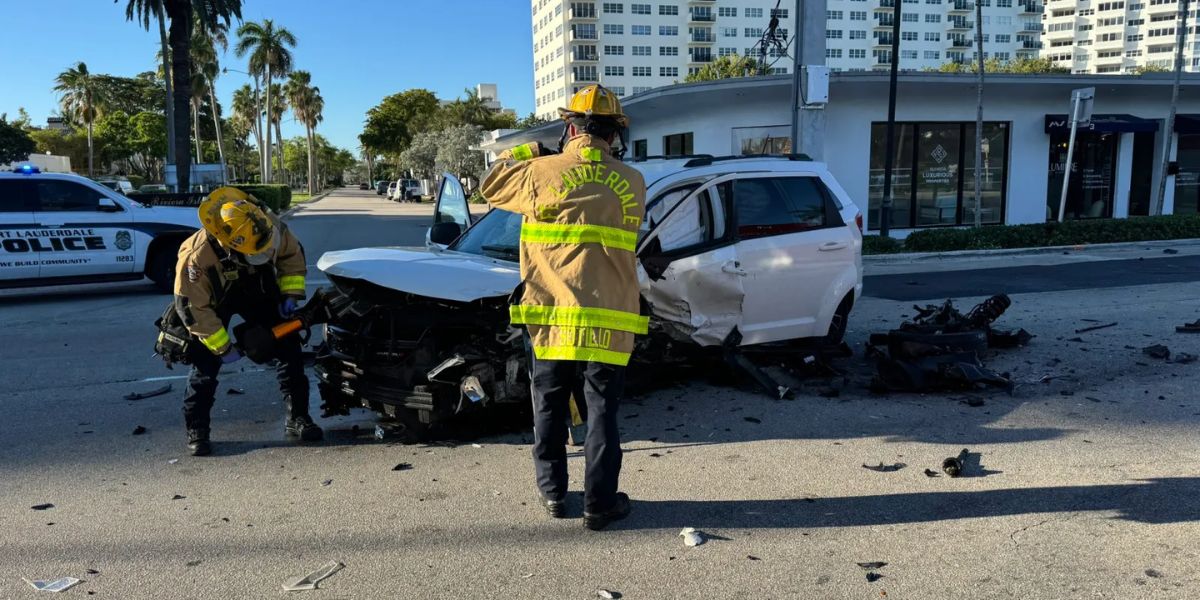 9 Injured, 2 Seriously Hurt in Multi-vehicle Crash on Las Olas Boulevard in Fort Lauderdale