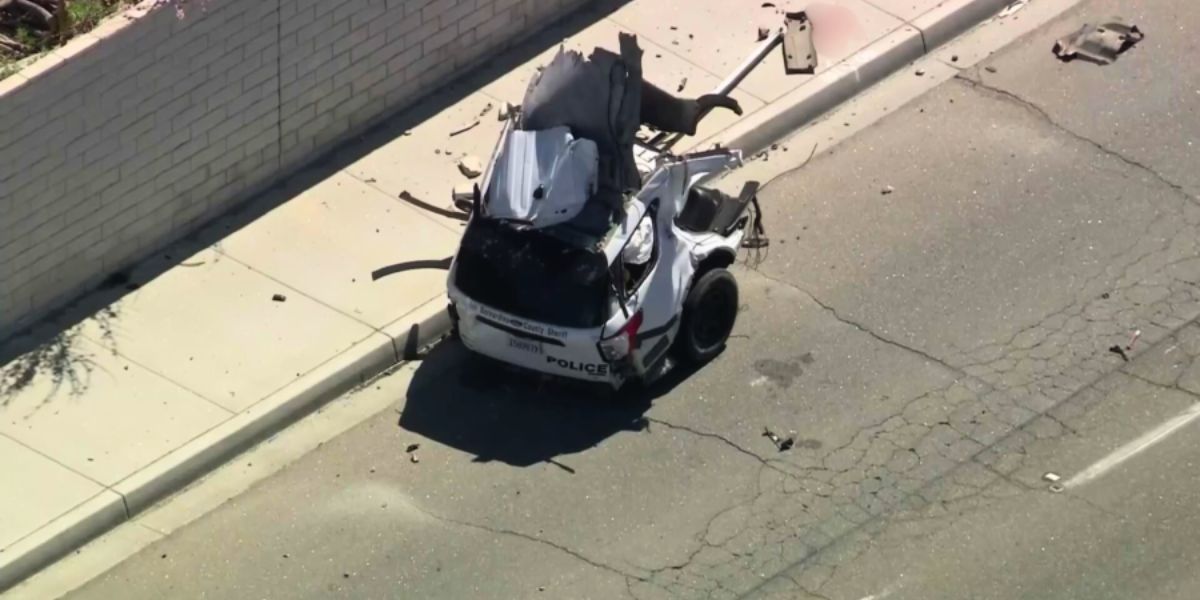 San Bernardino Deputy’s Suv Split in Half in Fatal Crash; Suspect Faces Manslaughter Charges