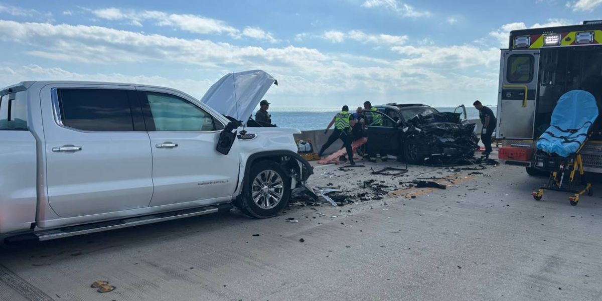 Three Injured in Head-on Collision on Seven Mile Bridge, Florida Highway Patrol Investigating