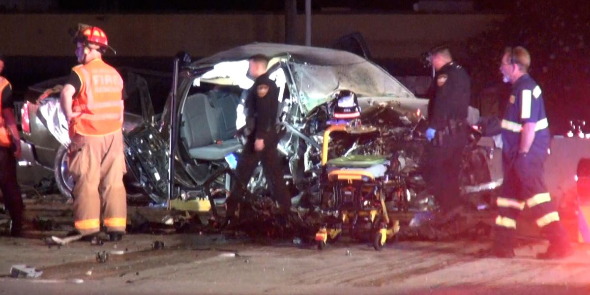 Three Killed in Fiery I-45 Crash in Montgomery County After Truck Collides With Disabled Van