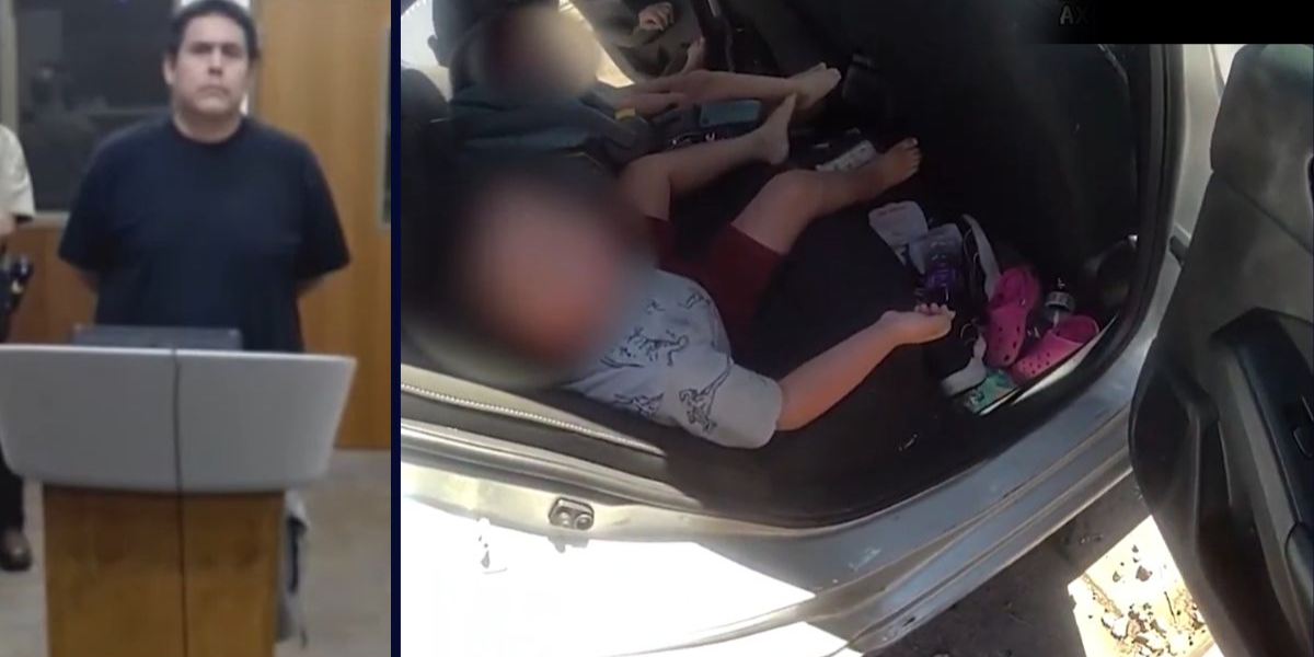 Dad Accused of Leaving 4 Kids in 124-Degree Car While Shopping at Adult Store