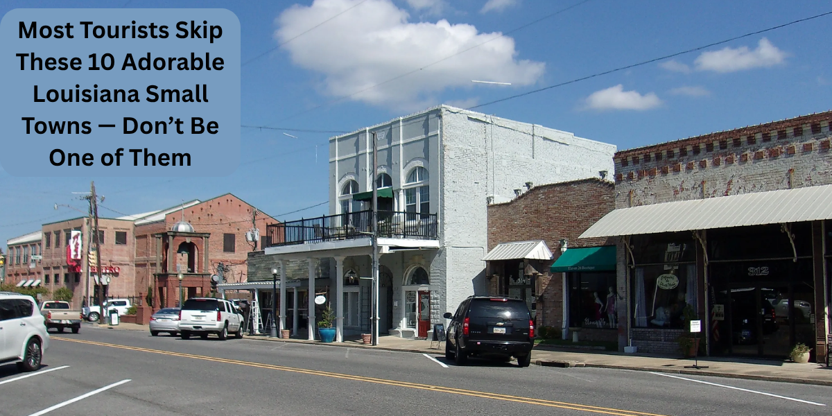 Most Tourists Skip These 10 Adorable Louisiana Small Towns — Don’t Be One of Them