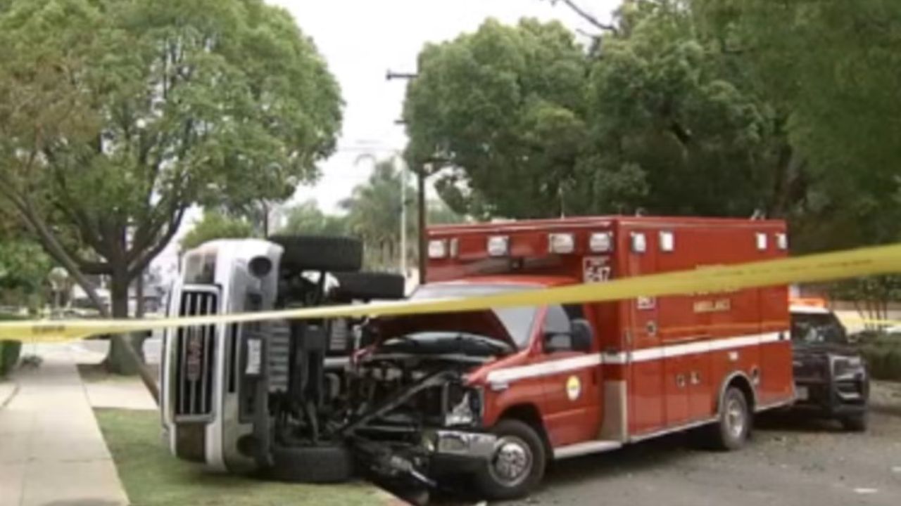 California Man Arrested After Stealing Ambulance During Fatal Stabbing Response