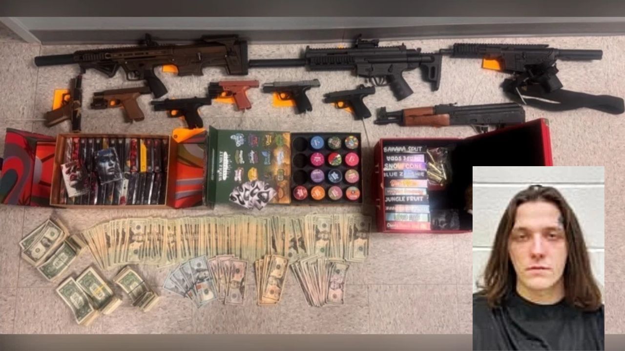 Drugs, 10 Guns, and $9K Seized in Rutherford County Search; One Arrested
