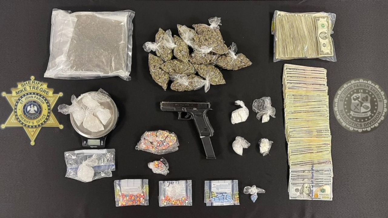 Four Arrested in St. John the Baptist Parish Drug Bust, Meth and Cocaine Seizeds