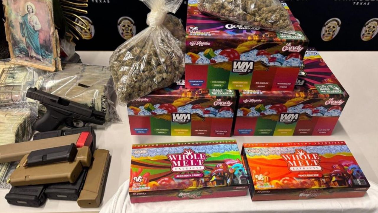 Carrollton Police Seize Over 1,800 Grams of Drugs and Multiple Firearms in Major Farmers Branch Bust