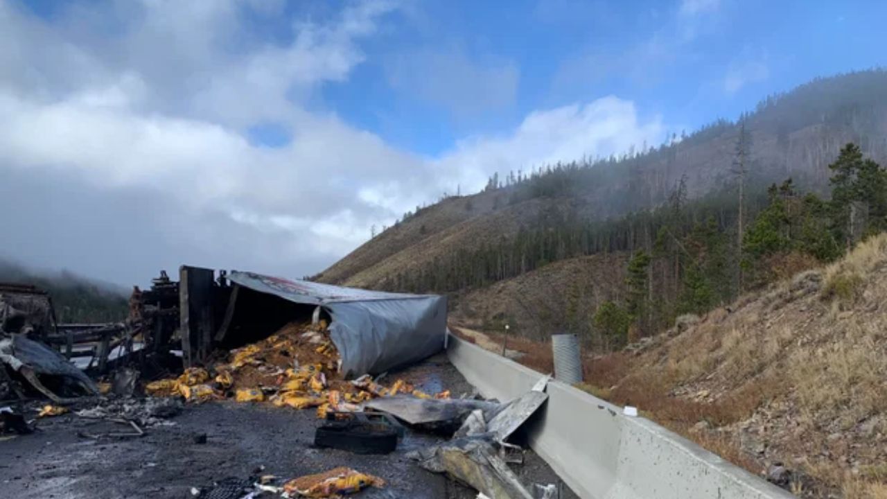 Three Dead, Including Child, After Fiery Semi-Truck Crash Shuts Down I-70 Westbound Near Silverthorne