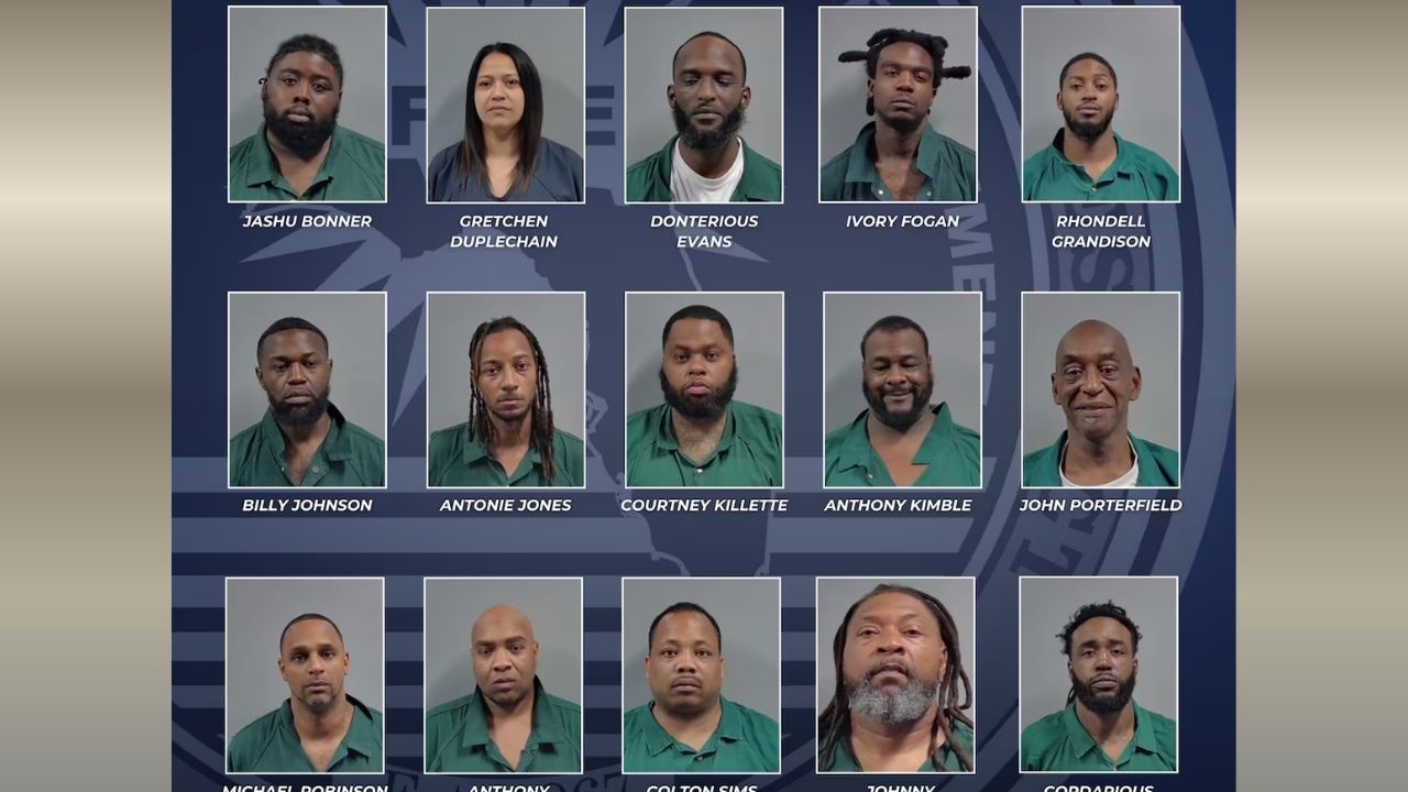 15 Suspects Arrested in Major Northwest Florida Drug Trafficking Bust Linked to Fentanyl Network