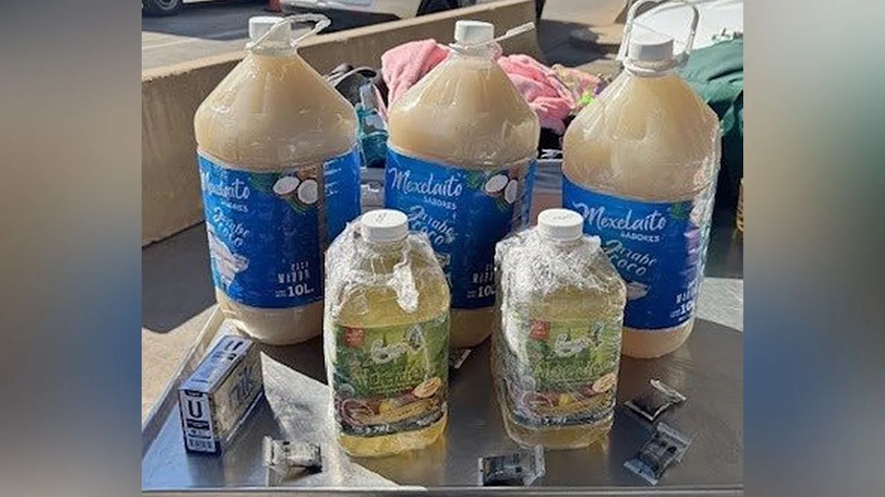 CBP Officers in Eagle Pass Seize Nearly 90 Pounds of Liquid Meth Hidden in Plastic Bottles