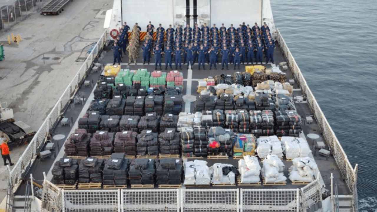 Coast Guard Cutter Midgett Returns to Honolulu After $156 Million Cocaine Seizure