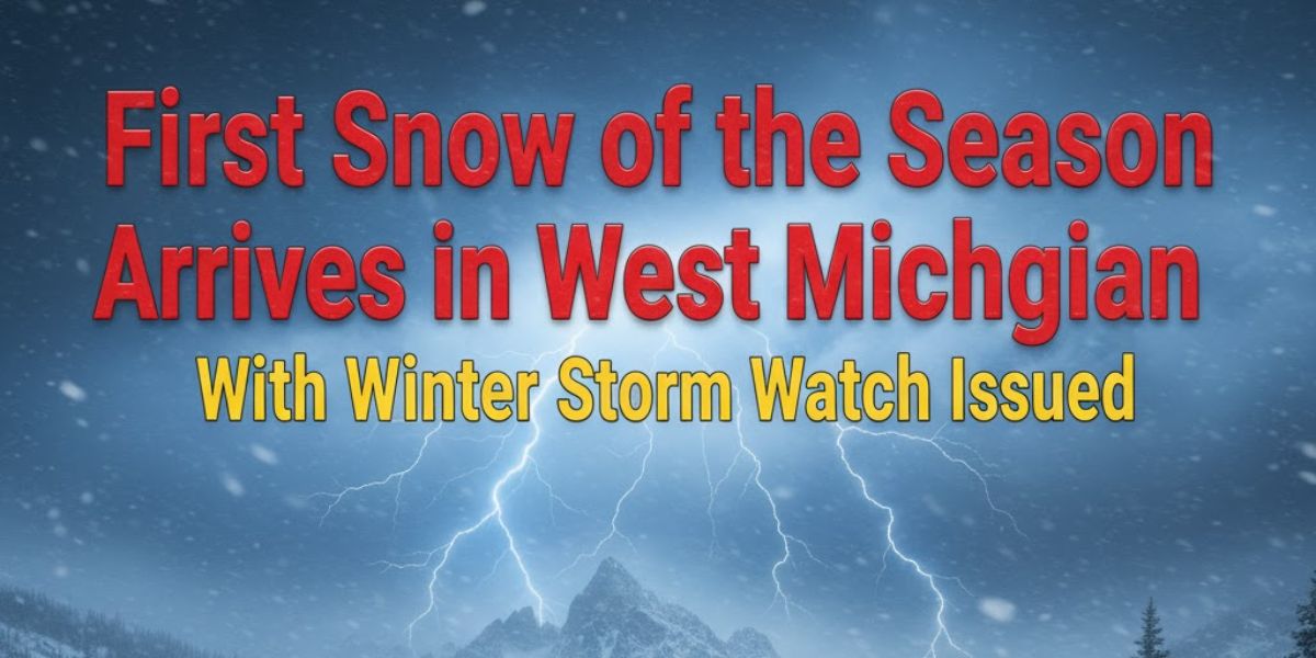 First Snow of the Season Arrives in West Michigan With Winter Storm Watch Issued