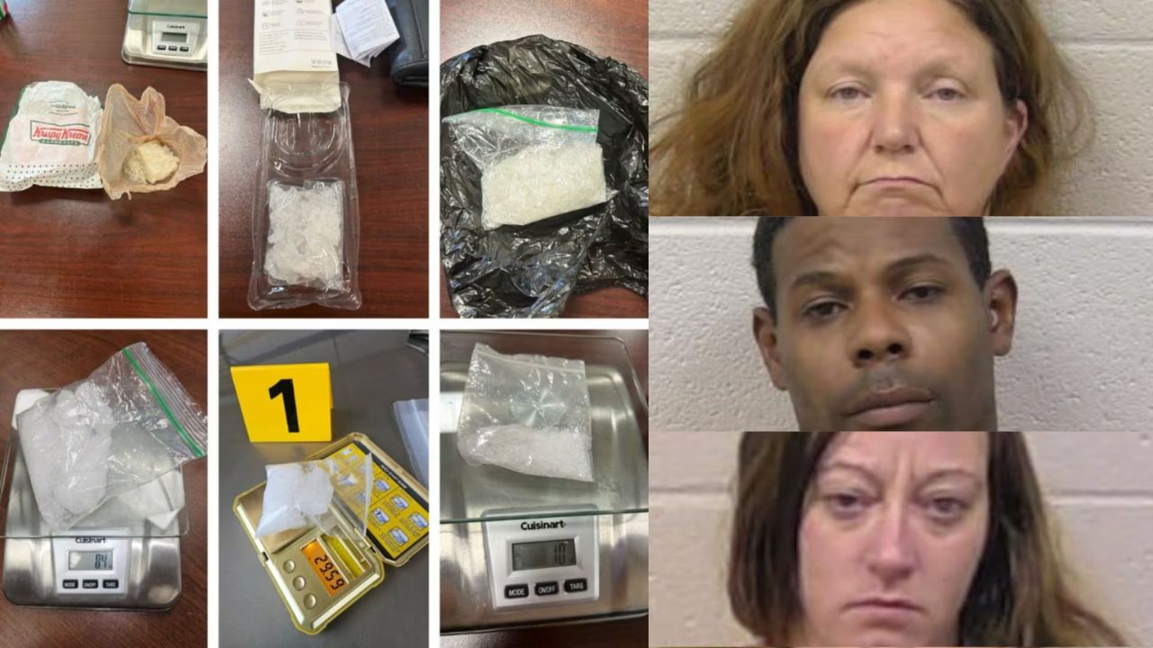 Meth Discovered Hidden Among Fruit at Paulding County Stand; Three Suspects Charged