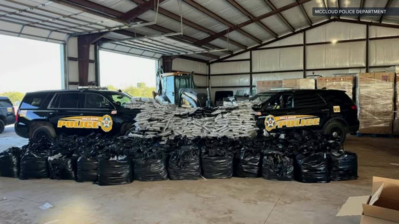 Over 2,000 Pounds of Illegal Marijuana Seized in Major McLoud Drug Bust, Police Say