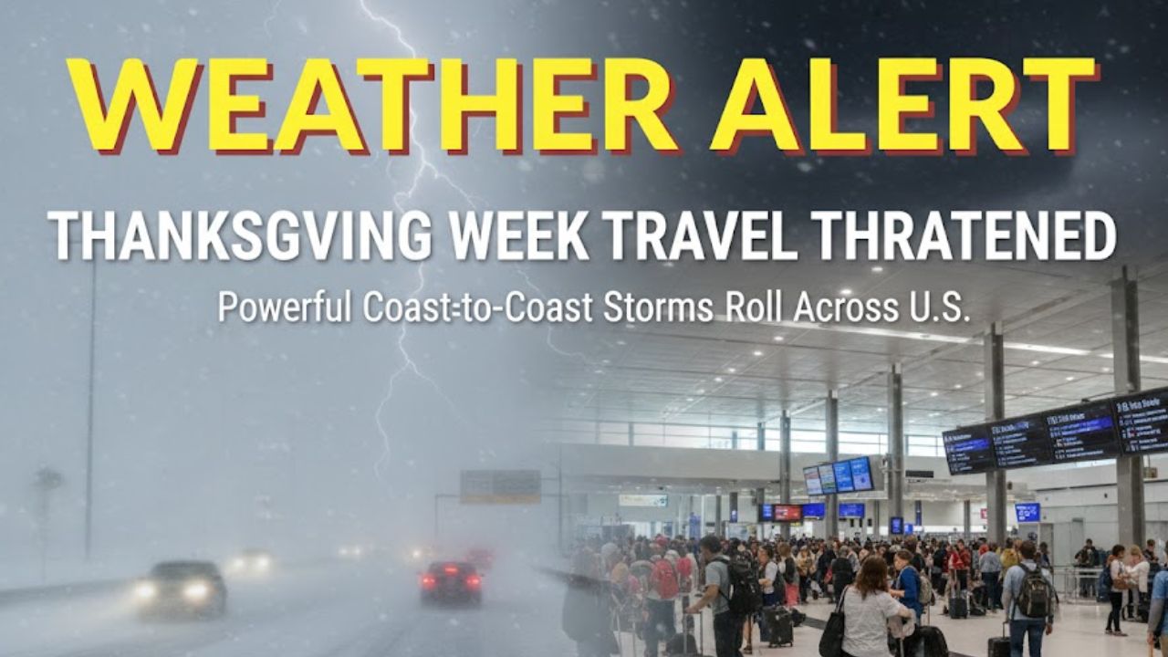 Thanksgiving Week Travel Threatened as Powerful Coast-to-Coast Storm Systems Roll Across the U.S
