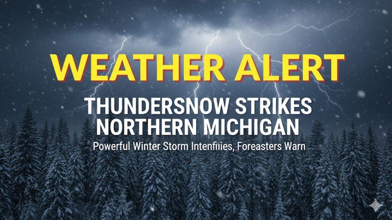Thundersnow Could Strike Northern Michigan as Powerful Winter Storm Intensifies, Forecasters Warn