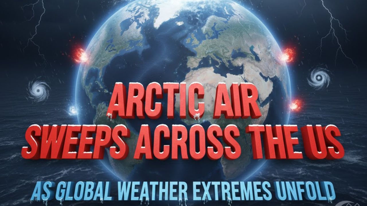 Arctic Air Sweeps Across the US as Global Weather Extremes Unfold
