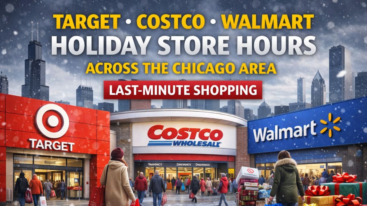 Chicago Holiday Shopping Guide Target, Costco, Walmart Hours This Week