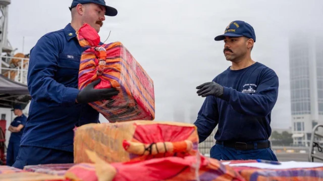 Coast Guard Seizes $203 Million in Cocaine After Using Disabling Fire to Stop Drug Boats in Pacific