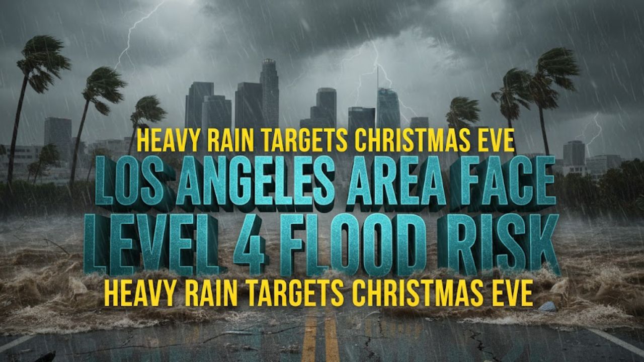 Los Angeles Area Faces Rare Level 4 Flood Risk as Heavy Rain Targets Christmas Eve