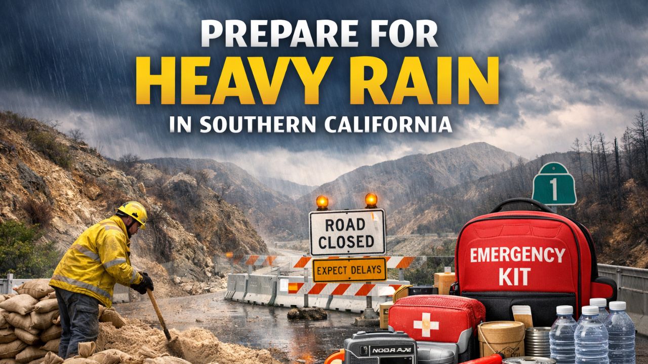 Southern California Residents Urged to Prepare as Heavy Rain Targets Region This Week