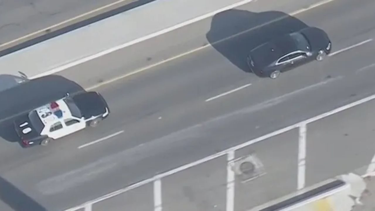 Stolen LAFD Ambulance Leads LAPD on Freeway Chase Through San Fernando Valley