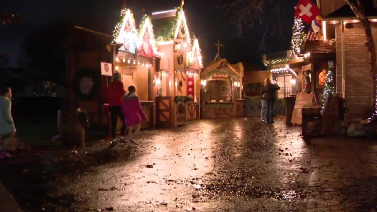 Tinley Park Family Turns Driveway Into Alpine-Style Christmas Village Drawing Crowds
