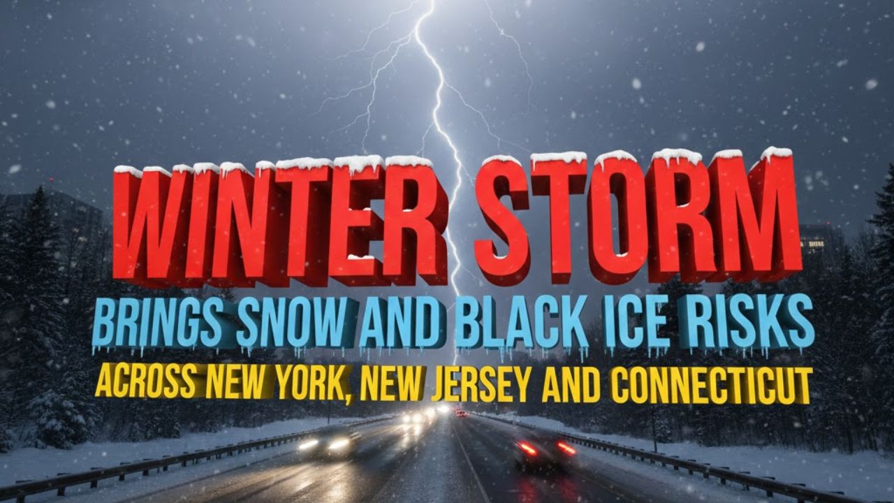 Winter Storm Brings Snow and Black Ice Risks Across New York, New Jersey and Connecticut