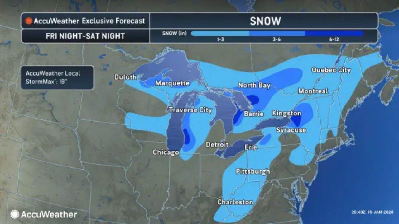 Light Snow From Southeast to New England as Arctic Cold Front Brings Slippery Travel This Weekend