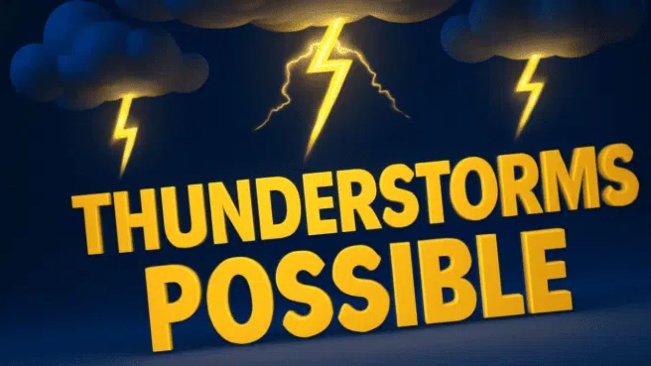 Rare Thunderstorm Risk Develops Across Central California This Weekend