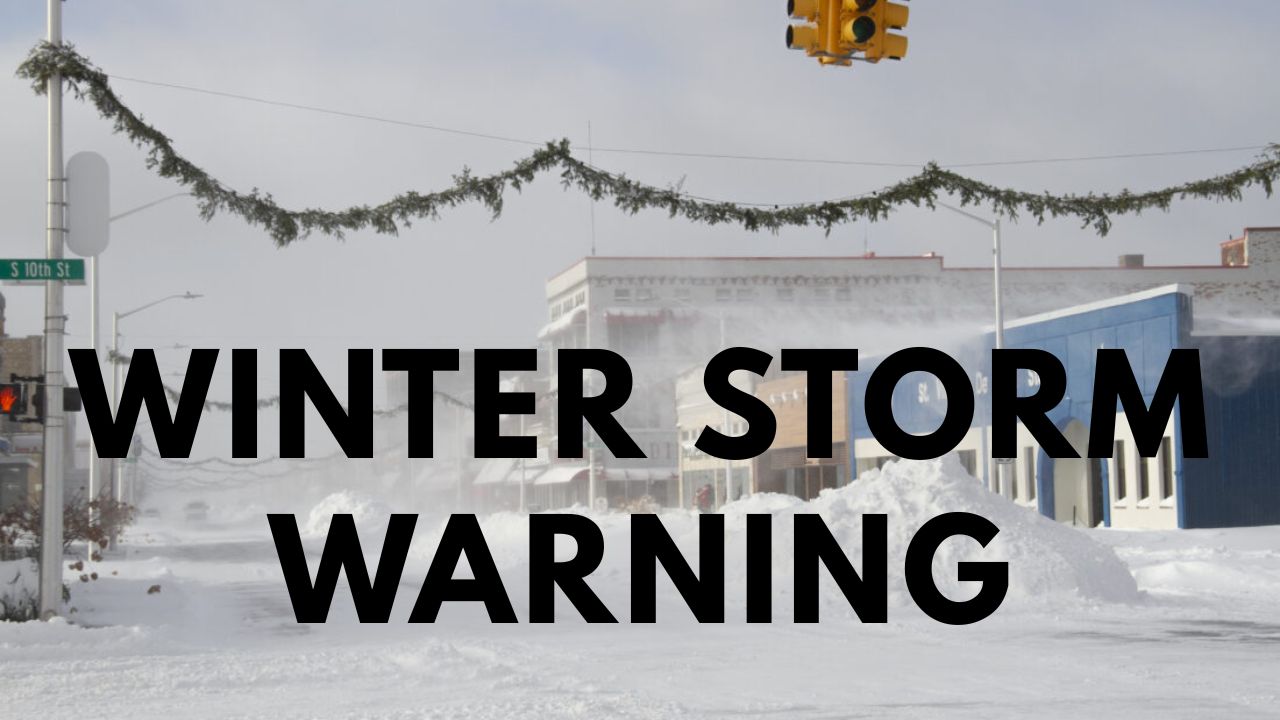 Winter Storm Warning Issued for Delta County, Michigan as Heavy Snow Threatens Overnight Travel